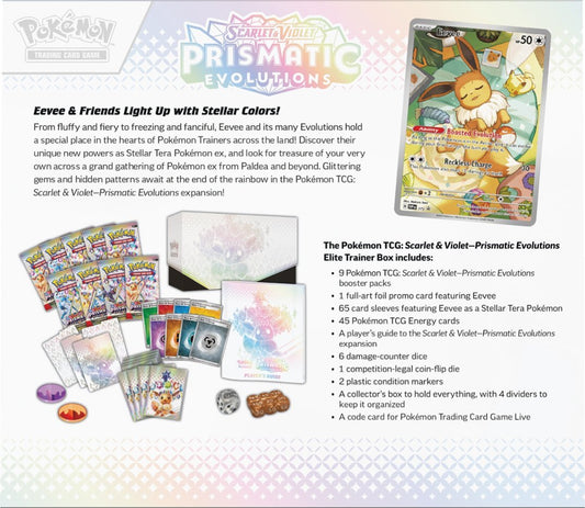 Pokémon - Prismatic Evolutions - Elite Trainer Box