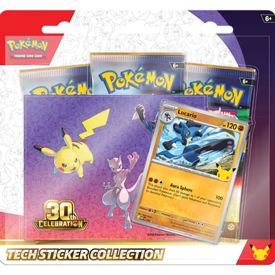 Pokémon - 30th Celebration - Tech Sticker Collection - Lucario