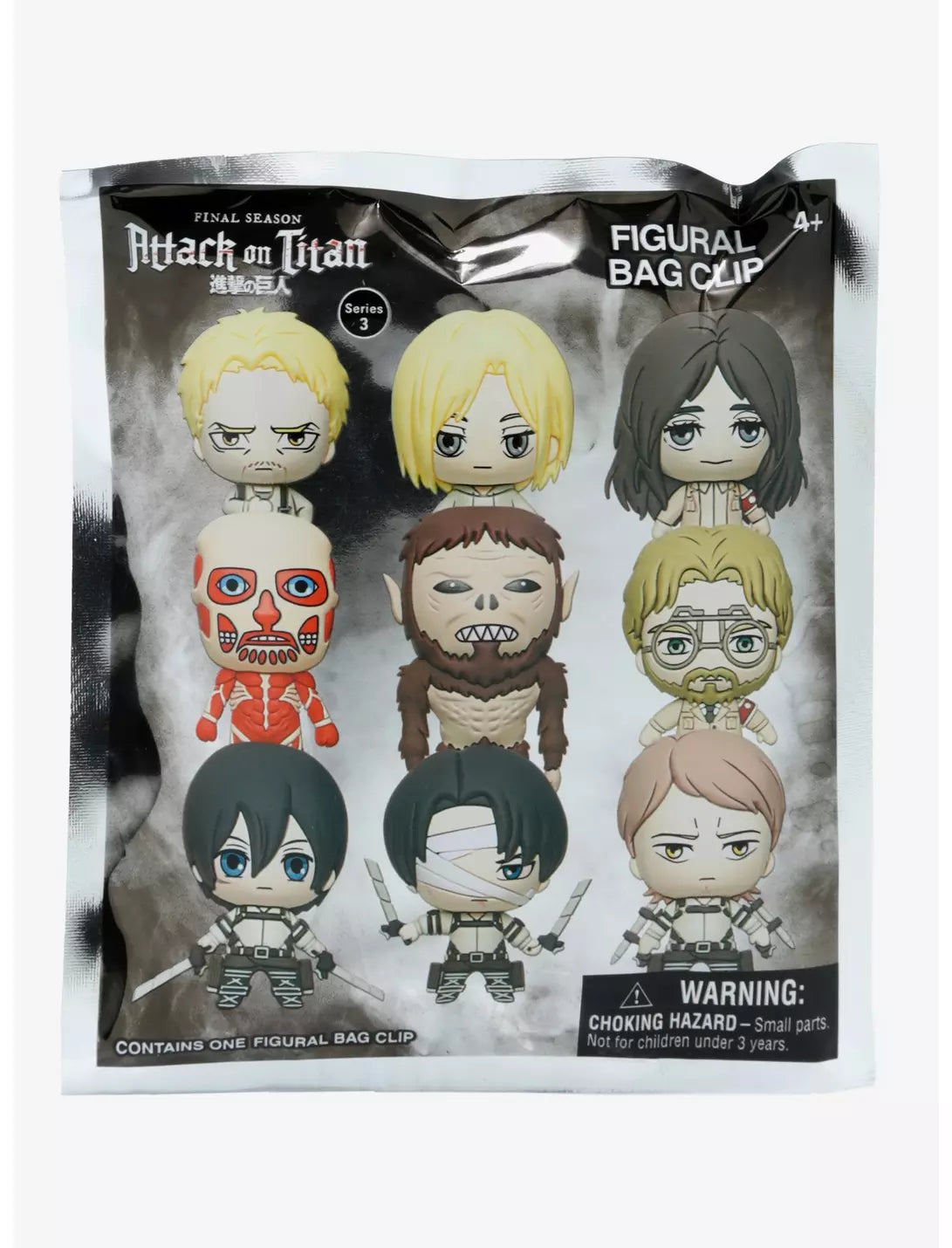 Figural Bag Clip - Attack on Titan Series 3