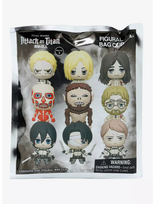 Figural Bag Clip - Attack on Titan Series 3