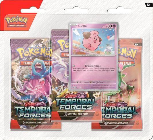 Pokémon - Temporal Forces - 3 Pack Blister (Cleffa)