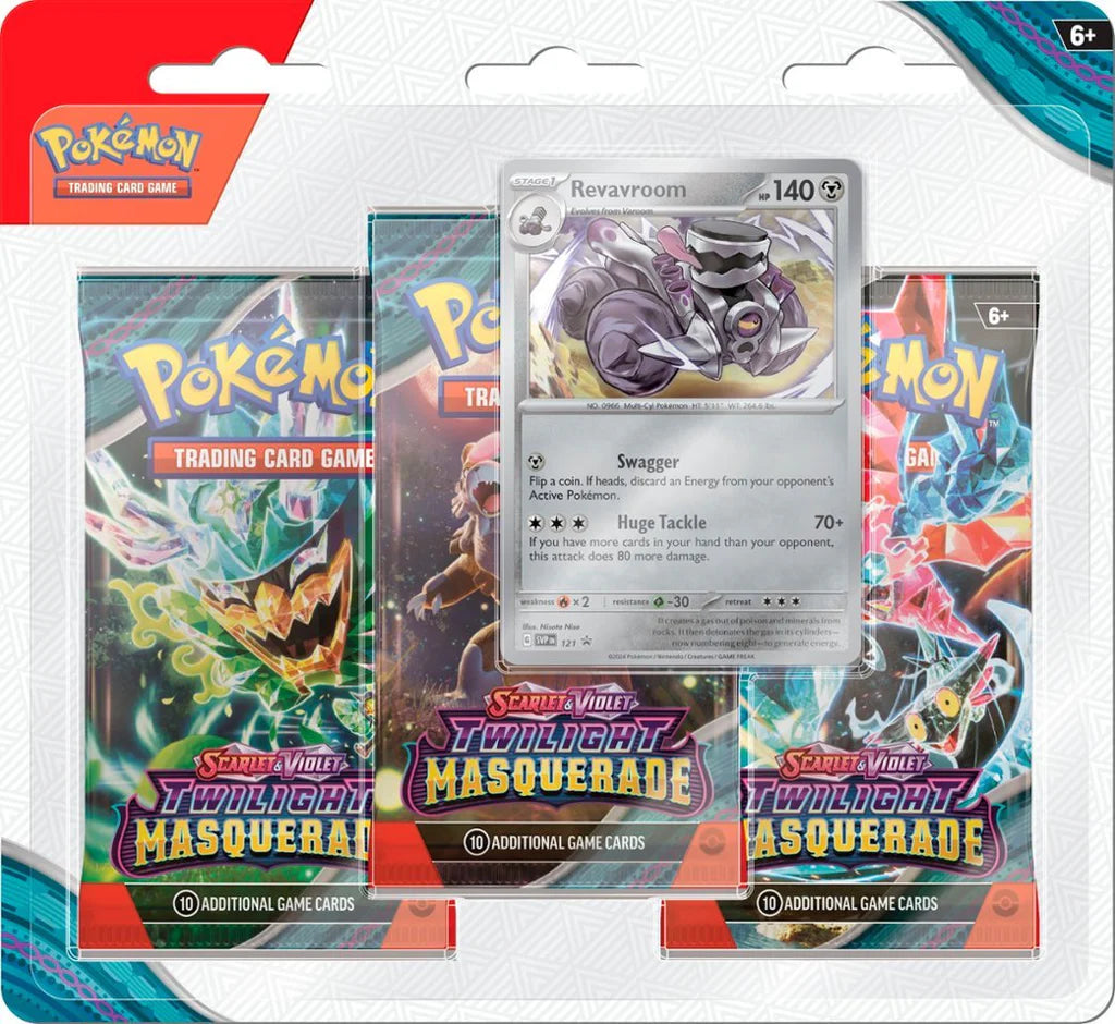 Pokémon - Twilight Masquerade - 3 Pack Blister