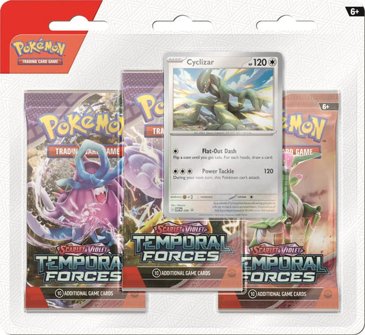 Pokémon - Temporal Forces - 3 Pack Blister (Cyclizar)