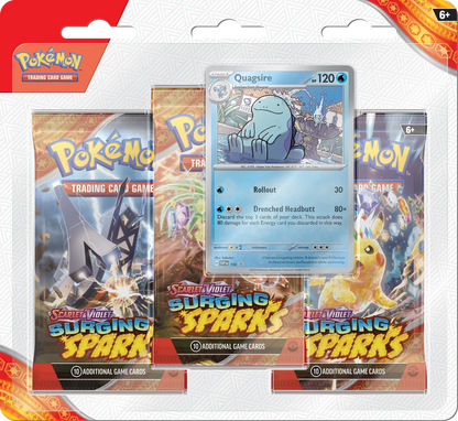 Pokémon - Surging Sparks - 3 Pack Blister