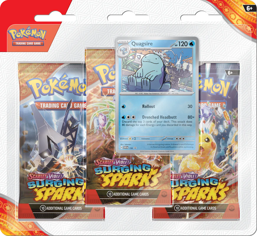 Pokémon - Surging Sparks - 3 Pack Blister