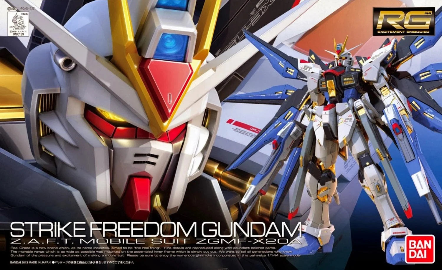 Gunpla - RG 1/144 #14 - ZGMF-X20A Strike Freedom Gundam