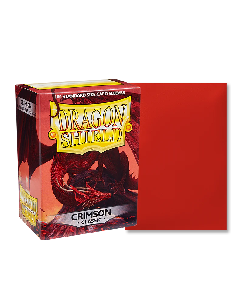 Dragon Shield - Standard Size - Crimson 100CT