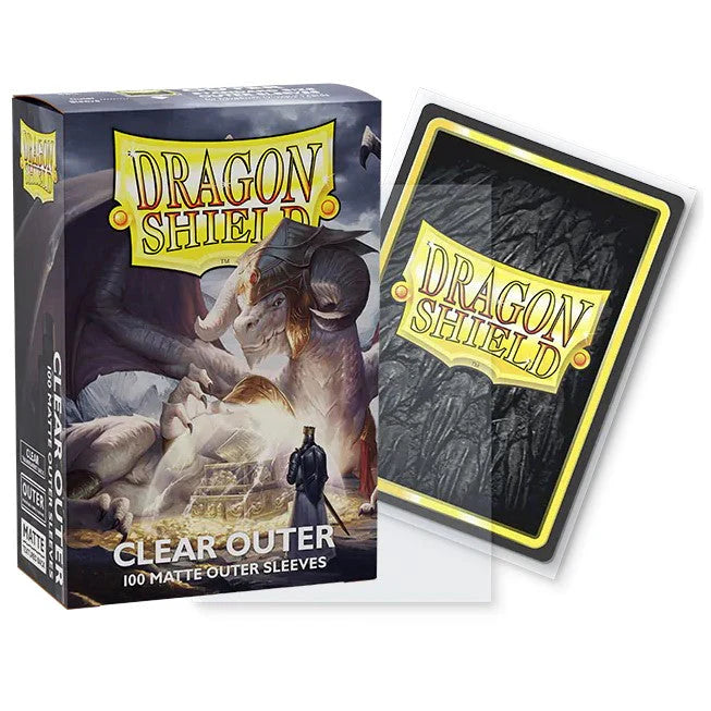 Dragon Shield - Standard Size - Outer Sleeves - Clear Matte 100CT