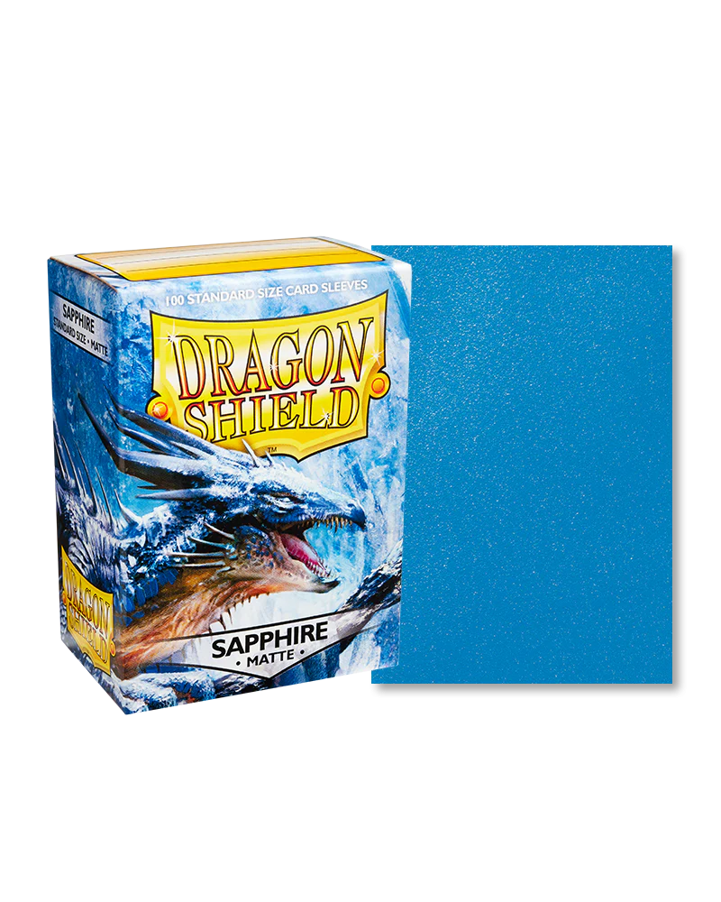 Dragon Shield - Standard Size - Sapphire Matte 100CT