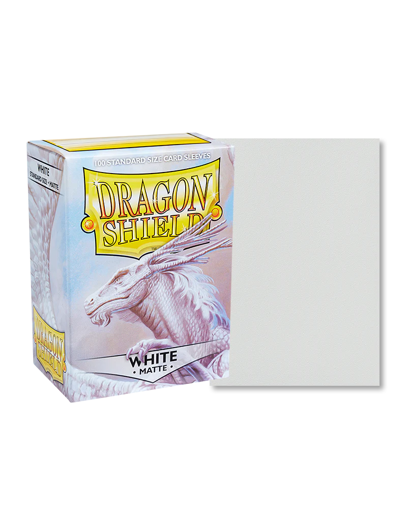 Dragon Shield - Standard Size - White Matte 100CT