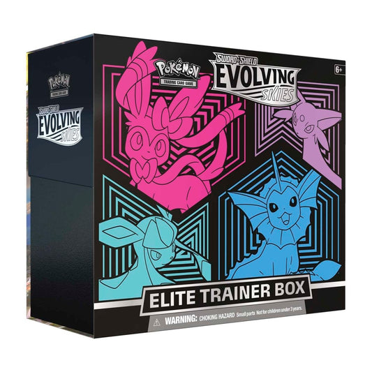 Pokémon - Evolving Skies - Elite Trainer Box (Sylveon, Espeon, Glaceon & Vaporeon)