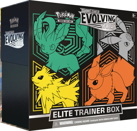 Pokémon - Evolving Skies - Elite Trainer Box (Leafeon, Umbreon, Jolteon & Flareon)