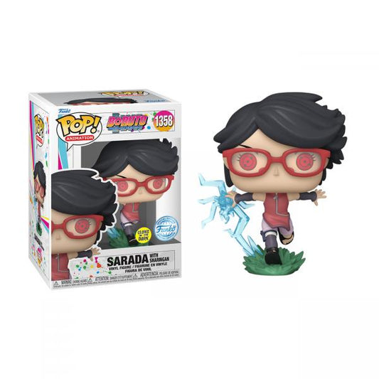 POP! Animation: Boruto Naruto Next Generations - Sarada w/ Sharingan (Glow In The Dark) #1358