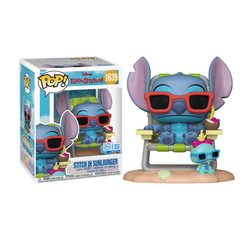 POP! Lilo & Stitch - Stitch In Sunlounger #1639