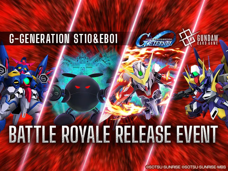 Gundam Card Game - G-GENERATION ST10&EB01 Battle Royale Release Event