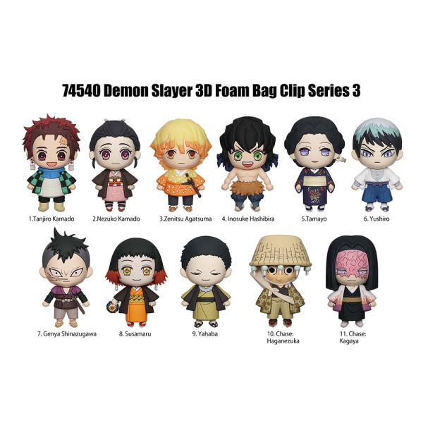 Figural Bag Clip - Demon Slayer: Kimetsu no Yaiba Series 3