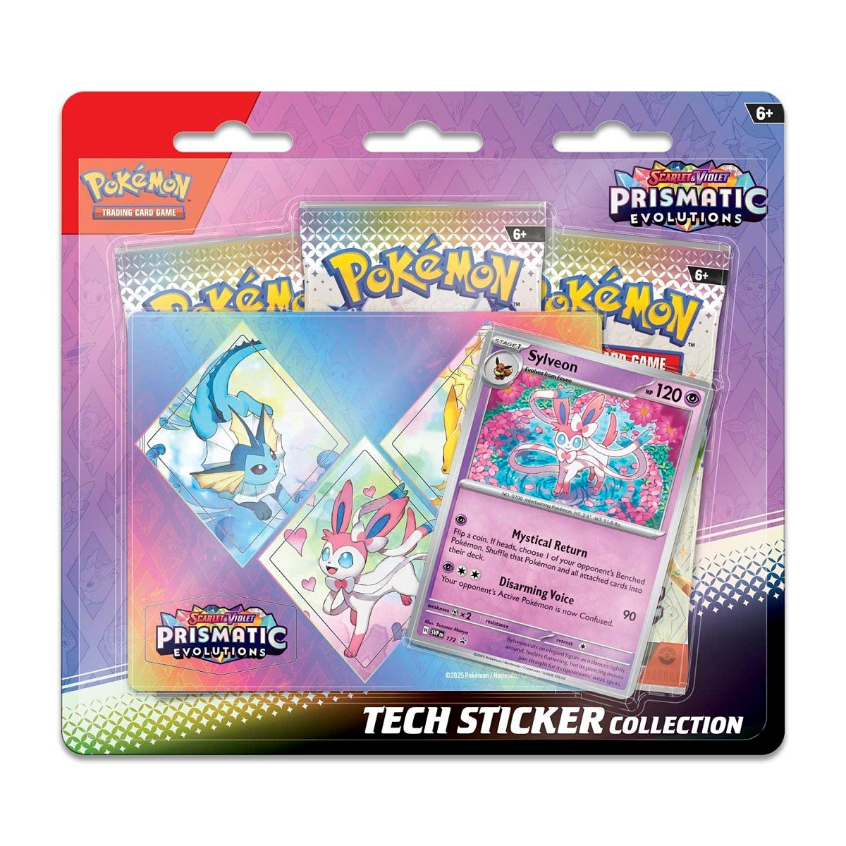Pokémon - Prismatic Evolutions - Tech Sticker Collection (Sylveon)