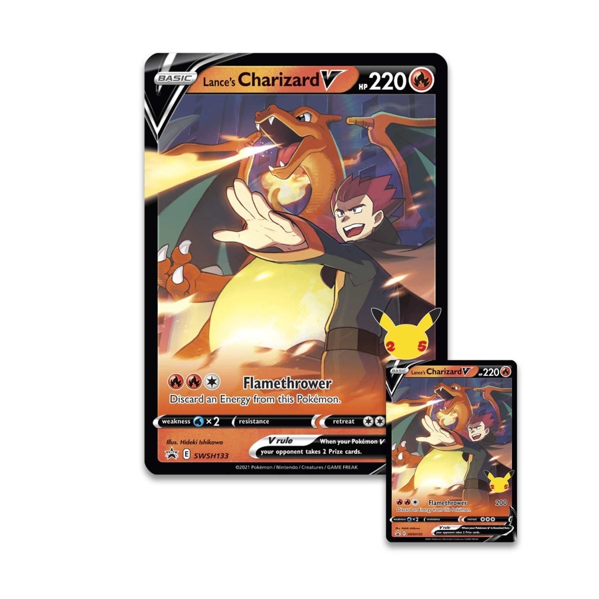 Pokémon - Celebrations - Lance's Charizard V Collection Box