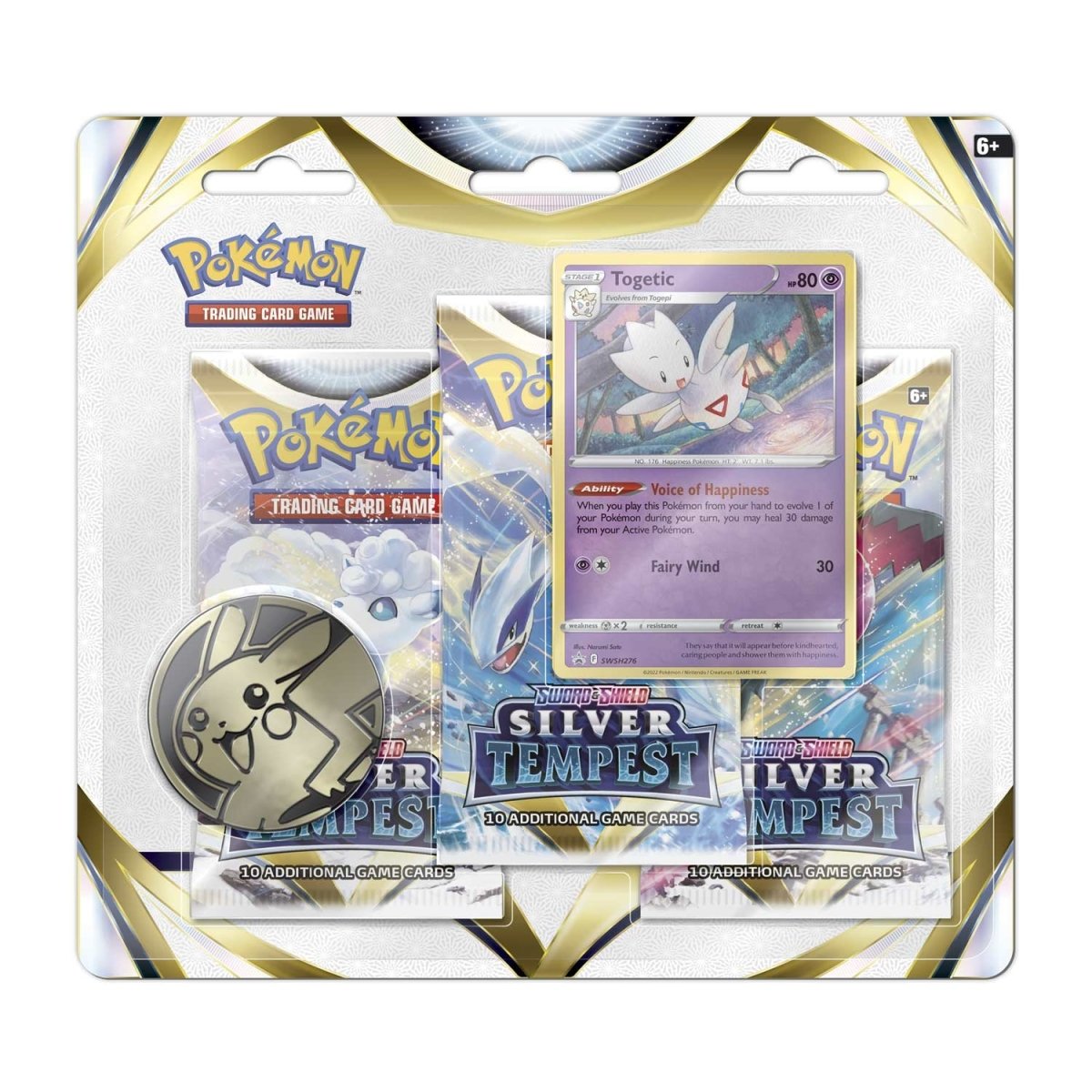 Pokémon - Silver Tempest - 3 Pack Blister (Togetic)