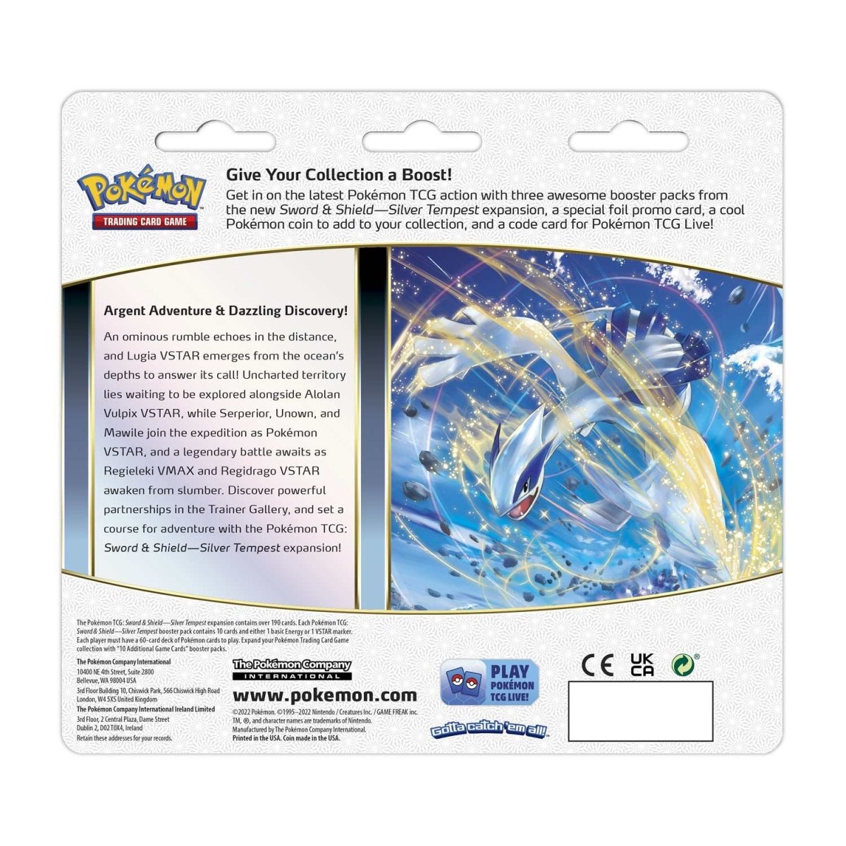 Pokémon - Silver Tempest - 3 Pack Blister (Togetic)
