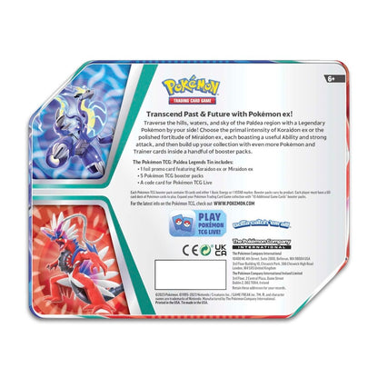 Pokémon - Paldea Legends Tin