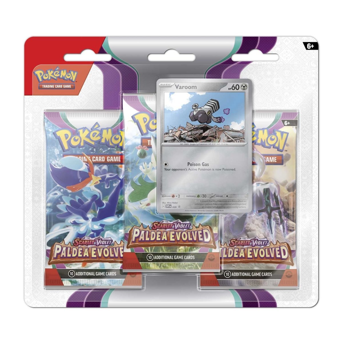 Pokémon - Paldea Evolved - 3 Pack Blister