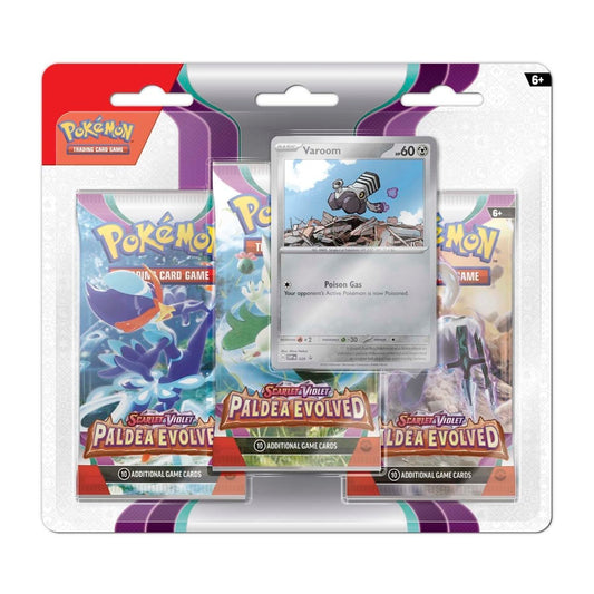 Pokémon - Paldea Evolved - 3 Pack Blister