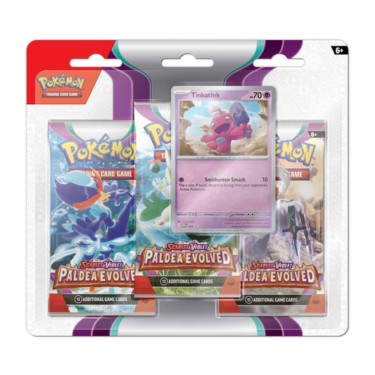 Pokémon - Paldea Evolved - 3 Pack Blister