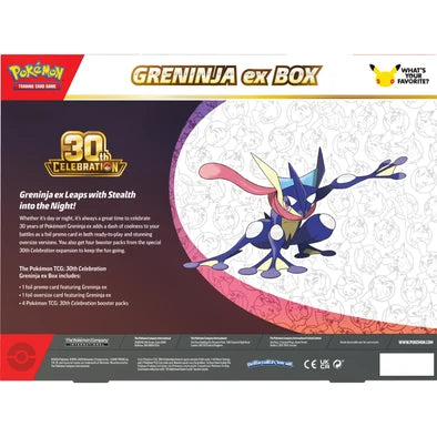 Pokémon - 30th Celebration - Greninja EX Box