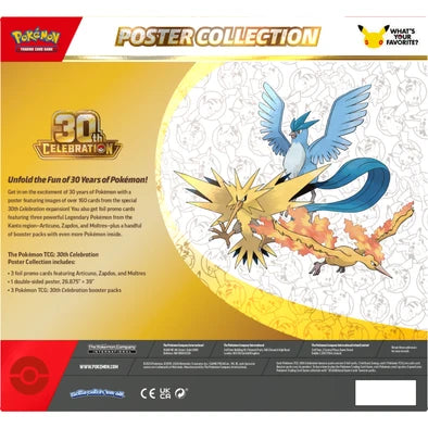 Pokémon - 30th Celebration - Poster Collection