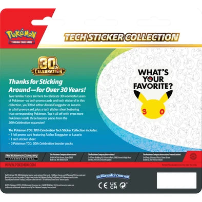 Pokémon - 30th Celebration - Tech Sticker Collection - Alolan Exeggutor