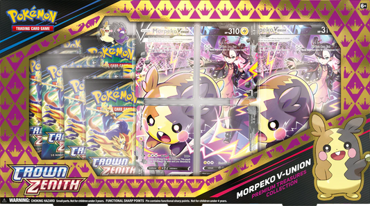 Pokémon - Crown Zenith - Premium Treasures Collection - Morpeko V-Union