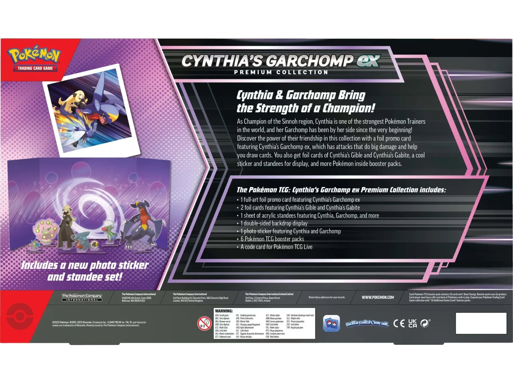 Pokémon - Cynthia's Garchomp EX Premium Collection