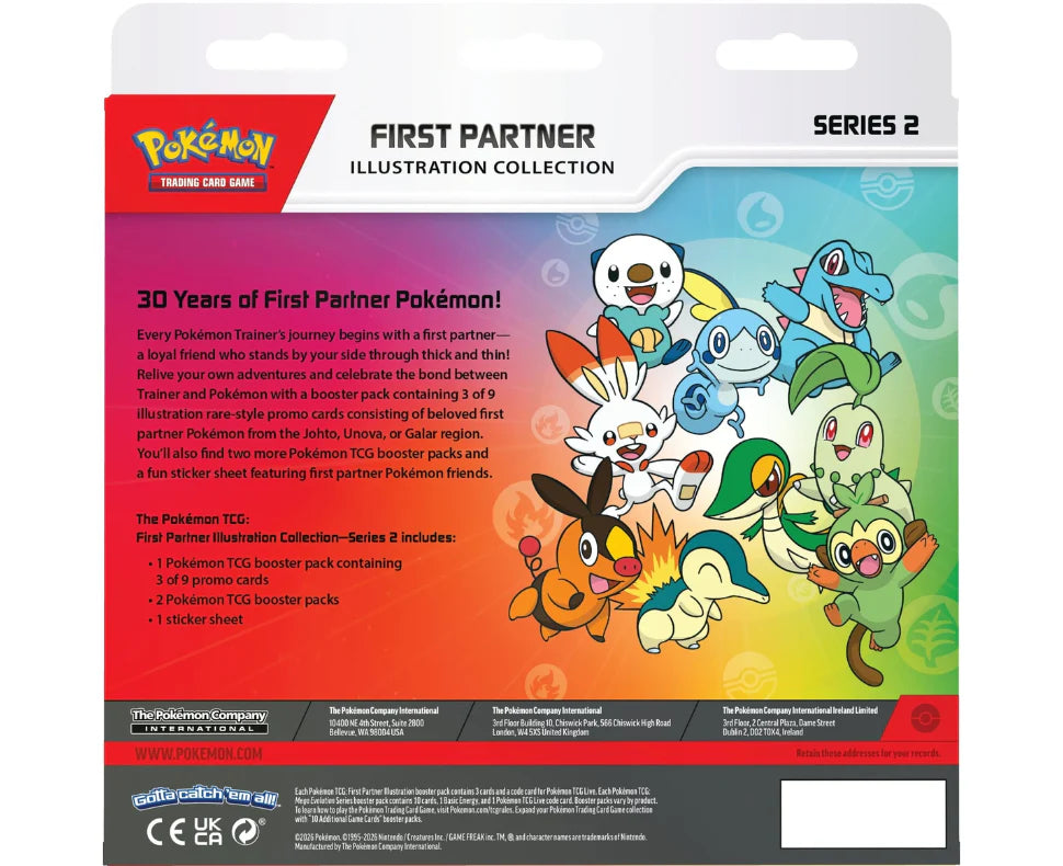 Pokémon - First Partner Illustration Collection - Series 2