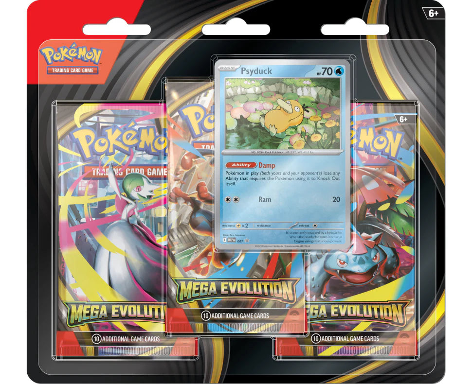 Pokémon - Mega Evolution Base - 3 Pack Blister