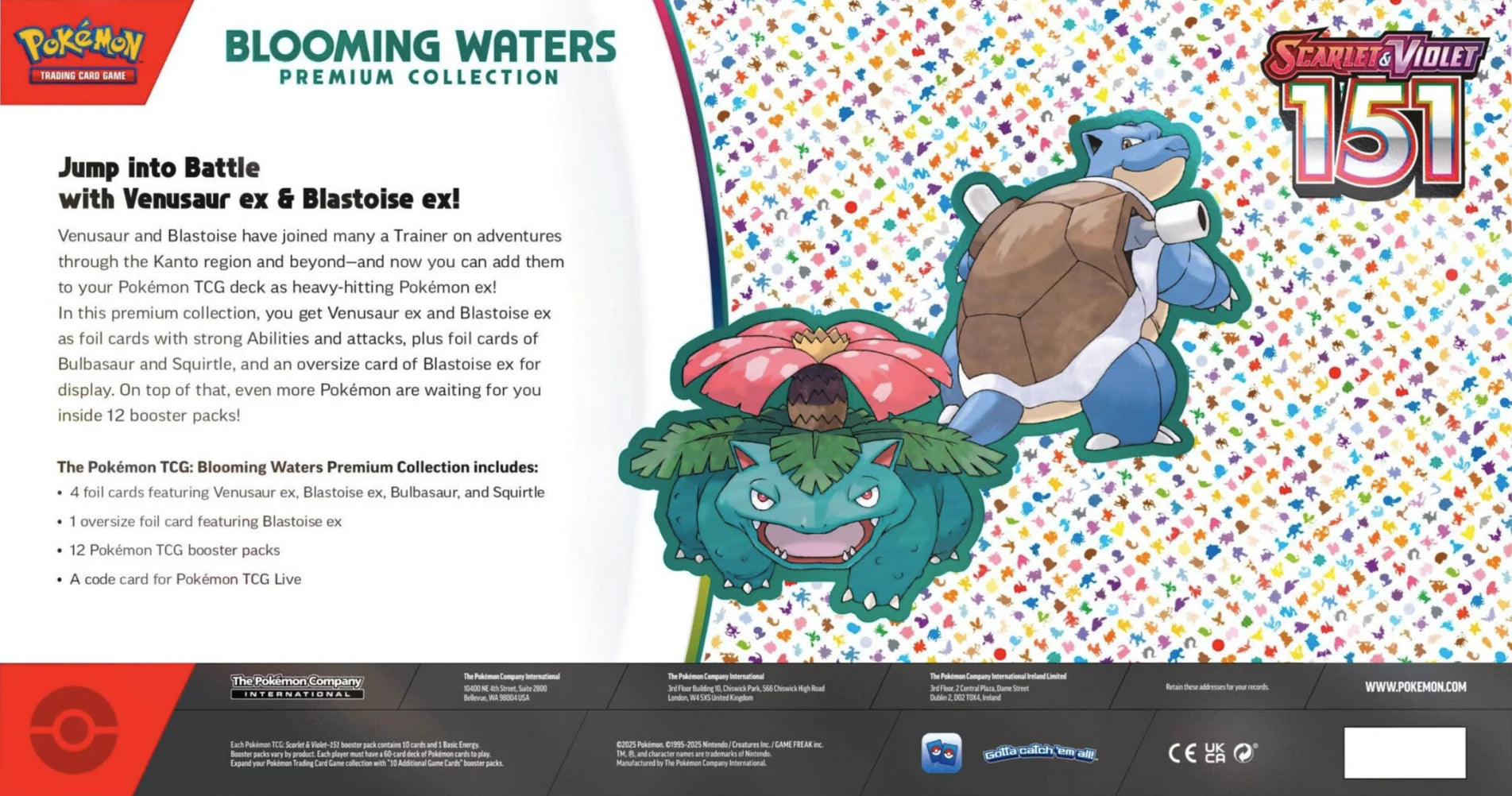 Pokémon - 151 - Blooming Waters Premium Collection