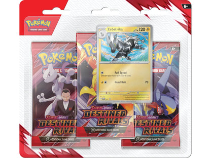 Pokémon - Destined Rivals - 3 Pack Blister