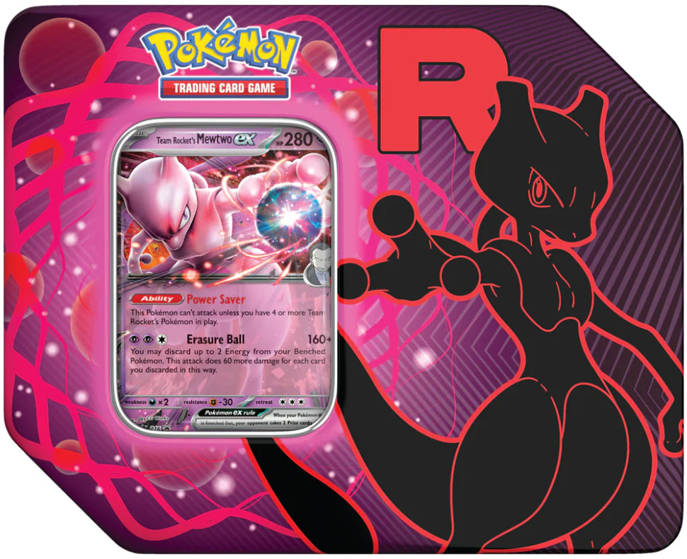 Pokémon - Team Rocket Tin - Team Rocket's Mewtwo