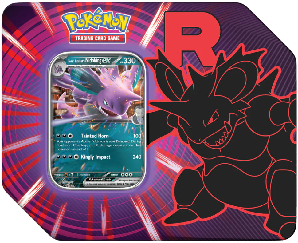 Pokémon - Team Rocket Tin - Team Rocket's Nidoking