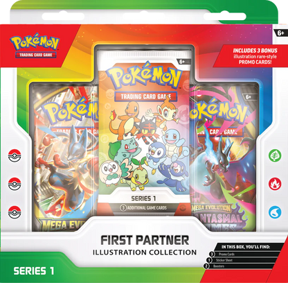 Pokémon - First Partner Illustration Collection - Series 1