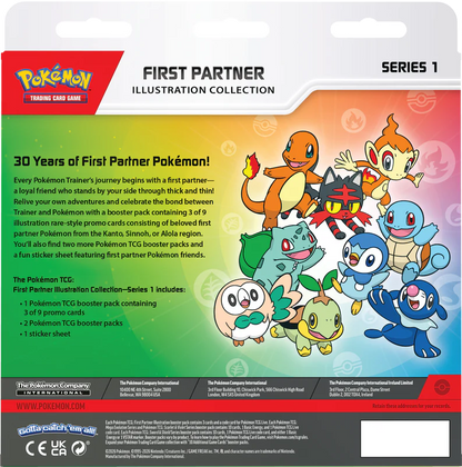 Pokémon - First Partner Illustration Collection - Series 1