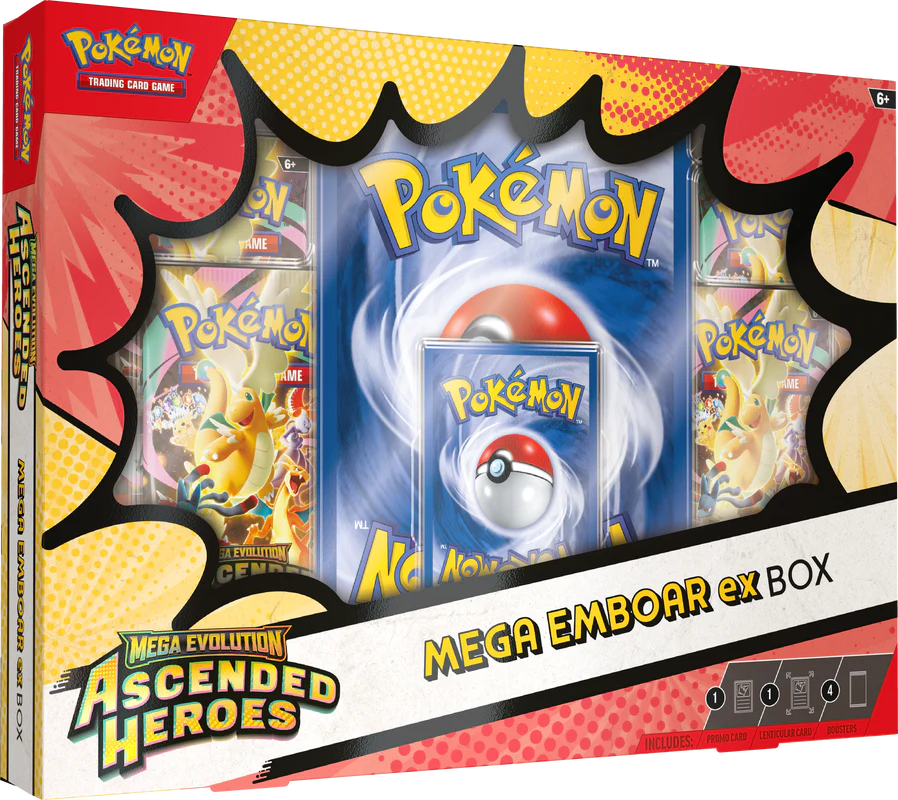 Pokémon - Ascended Heroes - Mega Emboar Ex Box