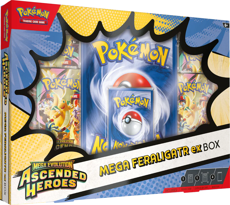 Pokémon - Ascended Heroes - Mega Feraligatr Ex Box