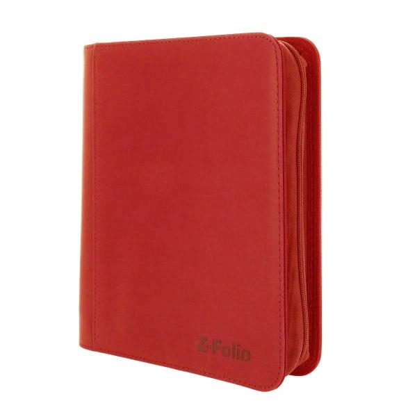 BCW - 4 Pocket Toploader Z-Folio LX - Red