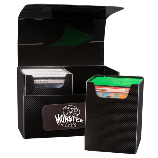 Matte Black - Double Monster XL Commander - Deck Box