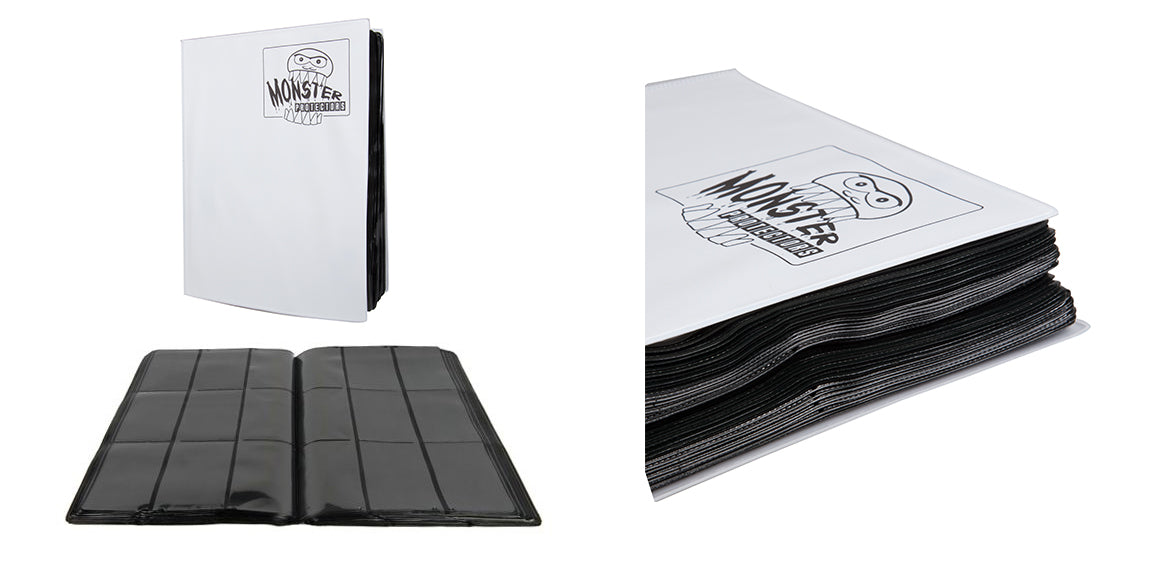 Monster - 9-Pocket Mega Binder - Matte White
