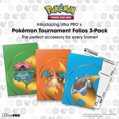 Pokémon - Tournament Folio 3-Pack Series (Charizard, Blastoise, Venusaur)
