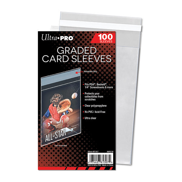 Ultra Pro - Resealable Bags - Graded Card Sleeves 100 CT