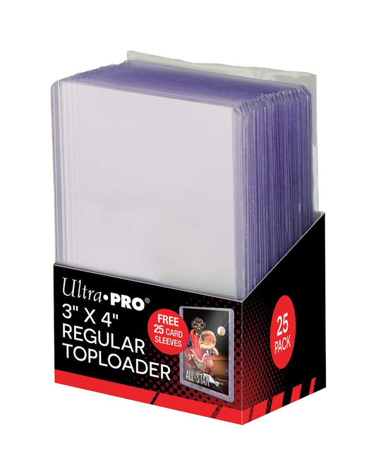 Ultra Pro - 3" x 4" Regular Toploader (25 Ct)