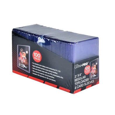 Ultra Pro - 3" x 4" Regular Toploaders & Card Sleeves 100CT